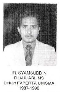 IR. SYAMSUDDIN DJAUHARI, MS.